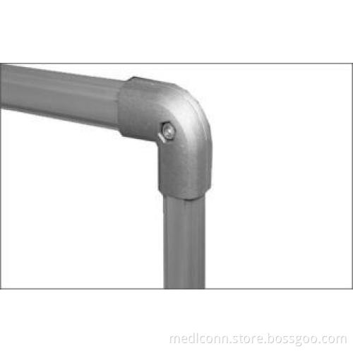 Elbow Round Aluminum Pipe Connectors ADC-12 Pipe Joints For